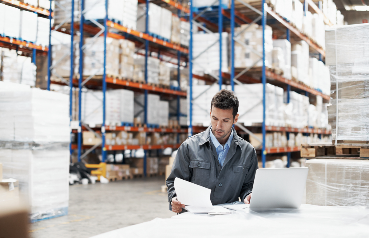 Man working in manufacturing setting