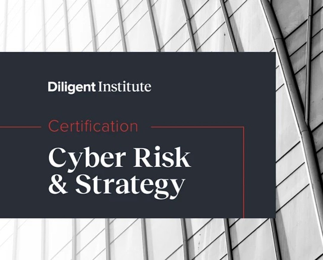 Image of Diligent institute cyber risk certification