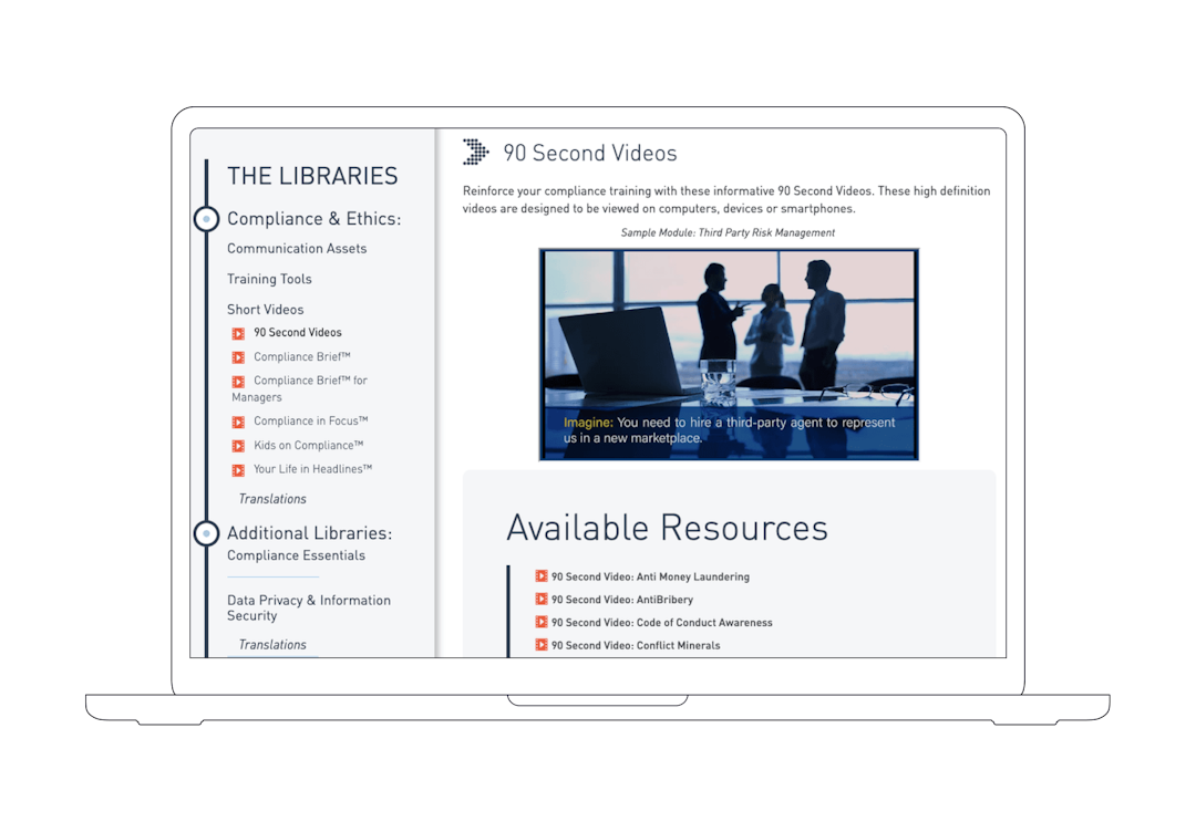 Image of Unparalleled microlearning library 