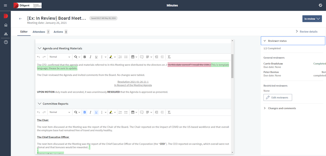 Image of Assign and notify specific reviewers 